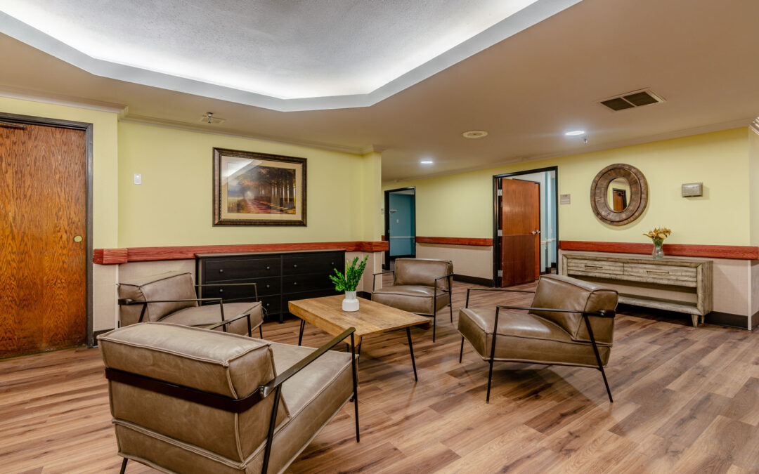 Memory-Care-Front-Lobby at Austin Retirement and Nursing Center